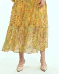 SIXDO Voile Flared Dress for Women